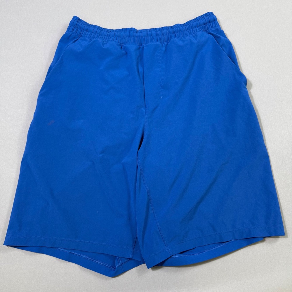 Lululemon Pace Breaker Shorts 9" Mens Small Blue Training Running Liner Removed